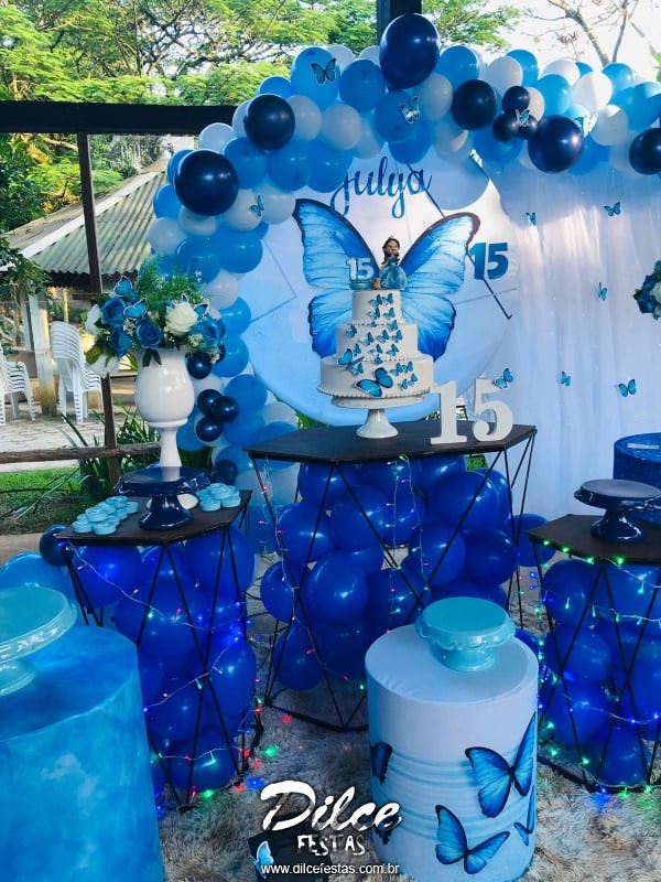 15 Anos – Borboleta Azul – Dilce Festas