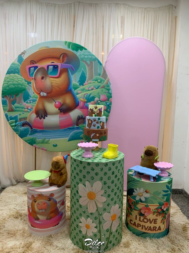 Leia mais sobre o artigo Festa Da Capivara Painel Redondo Com Oval Álbum II