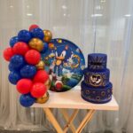 Leia mais sobre o artigo Mini Kit Com Painel De Mesa e Arco de Balões / Kit Escola – Temas Diversos – Menino