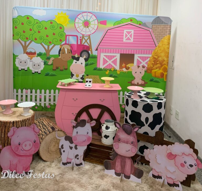 Leia mais sobre o artigo Fazendinha Rosa Painel Reto Álbum II