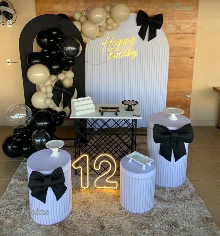 Leia mais sobre o artigo Festa do Laço / Coquette Adulto/15 Anos – Trabalho de Bolas Com Arco Orgânico