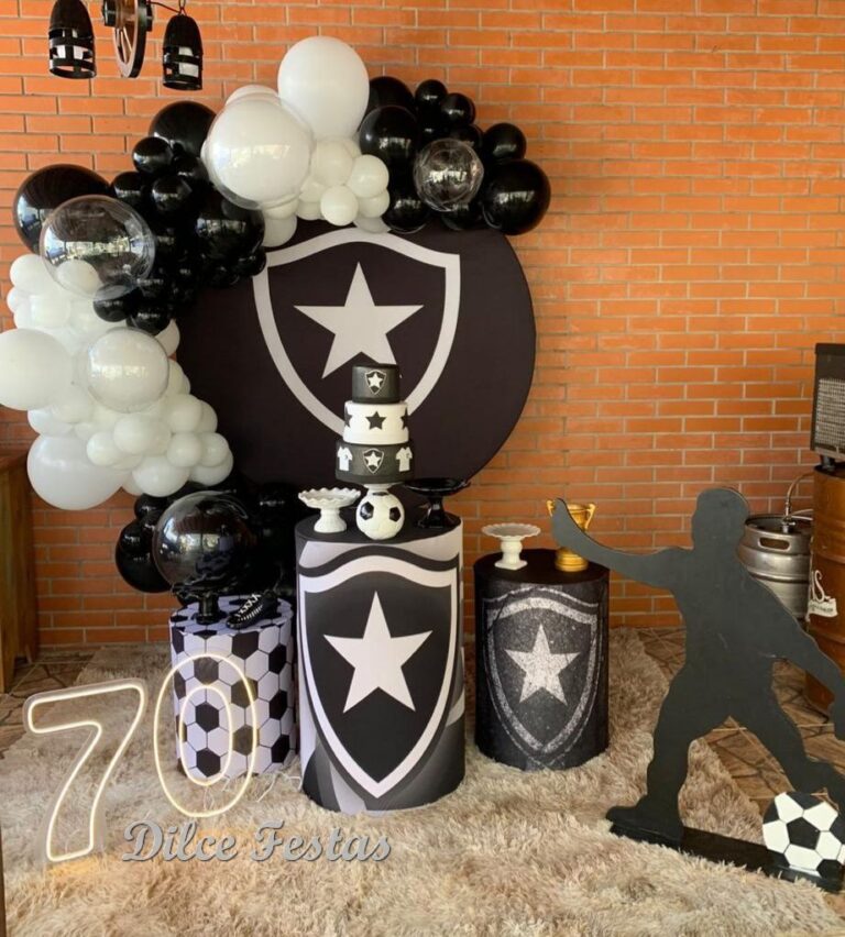 Leia mais sobre o artigo Festa do Botafogo Painel Redondo – Trabalho de Bolas Com Arco Orgânico