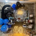 Leia mais sobre o artigo Festa de Viajem 40 Anos – Adulto – Trabalho em Balões com Arco Orgânico