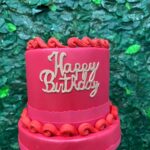 Leia mais sobre o artigo Bolo Fake Vermelho Happy Birthday