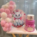 Leia mais sobre o artigo Mini Kit Com Painel De Mesa e Arco de Balões / Kit Escola  – Temas Diversos – Menina