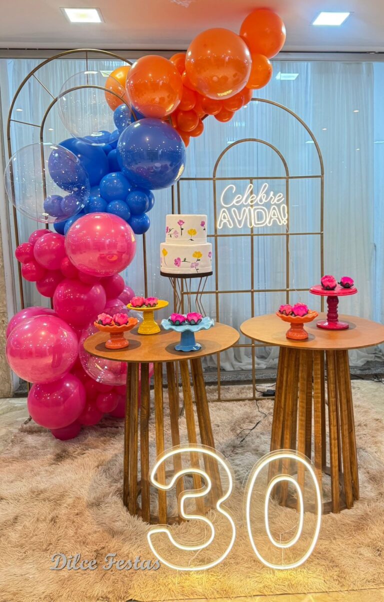 Leia mais sobre o artigo 30 Anos Celebre a Vida e Painel de Janela Álbum II – Trabalho em Balões com Arco Orgânico