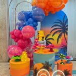 Leia mais sobre o artigo Tardezinha Painel Oval e Portal  – Trabalho em Balões com Arco Orgânico