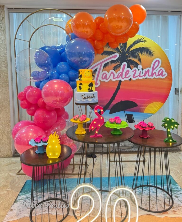 Leia mais sobre o artigo Tardezinha Painel Redondo e Portal Álbum VI – Trabalho em Balões com Arco Orgânico