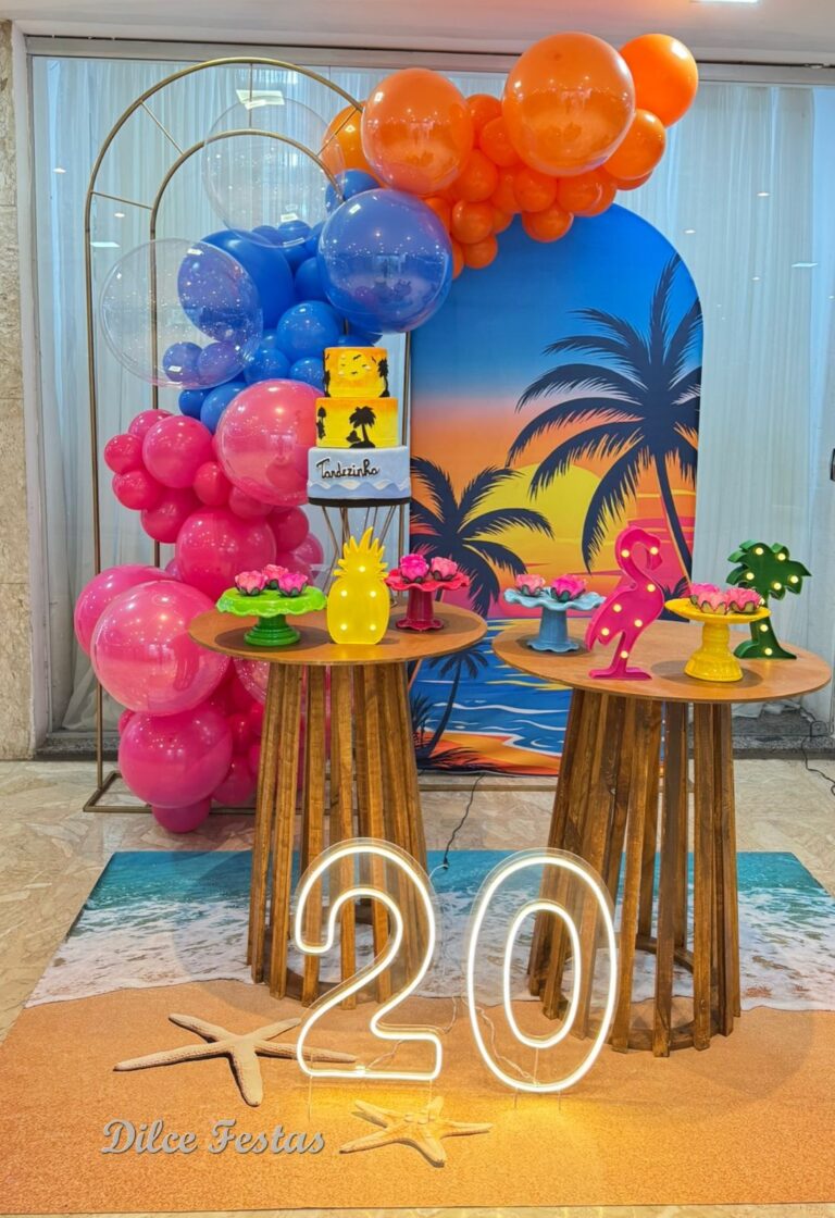 Leia mais sobre o artigo Tardezinha Painel Oval e Portal Álbum VII – Trabalho em Balões com Arco Orgânico