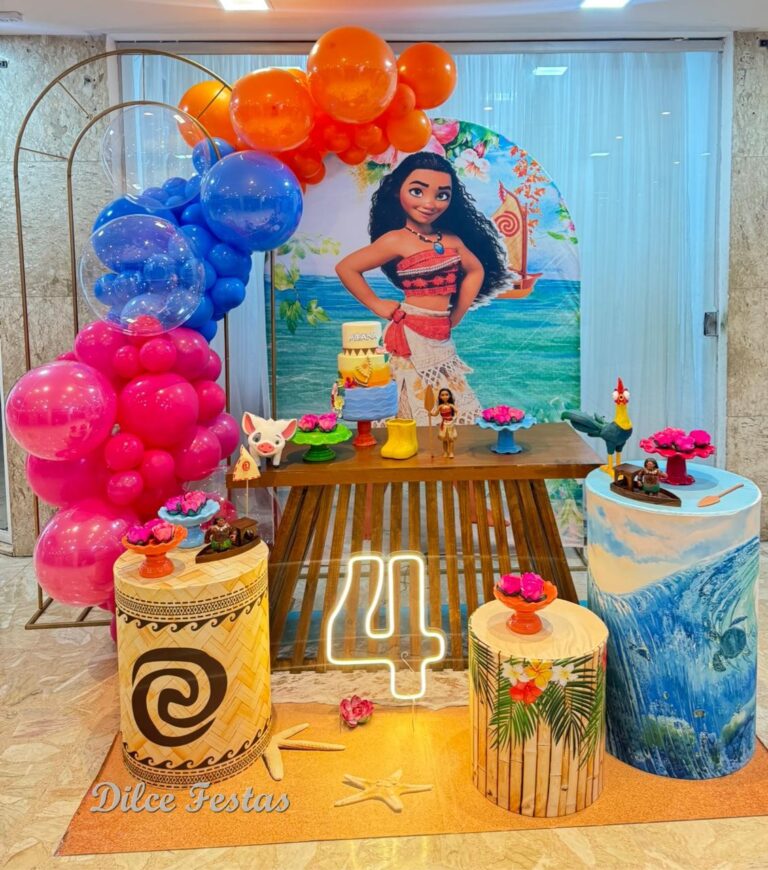 Leia mais sobre o artigo Moana Painel Oval com Portal Álbum VII – Trabalho em Balões com Arco Orgânico