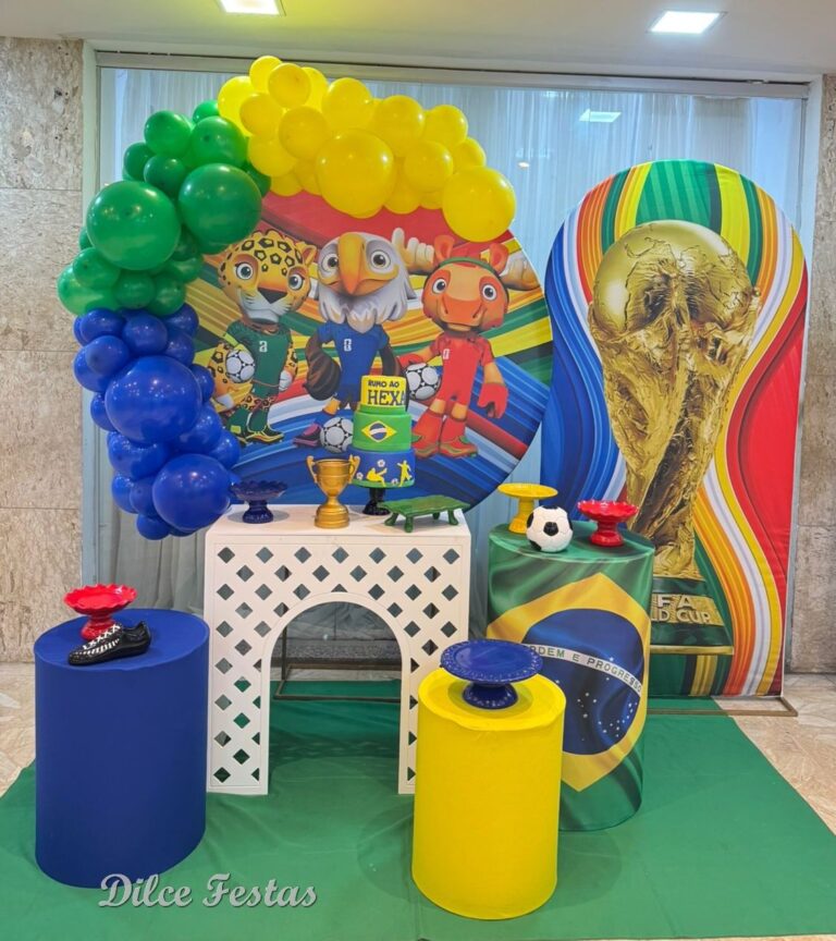 Leia mais sobre o artigo Copa do Mundo 2026 Painel Redondo E Oval da Taça Álbum VI – Arco de Balões Pegue e Monte Leve Pronto!