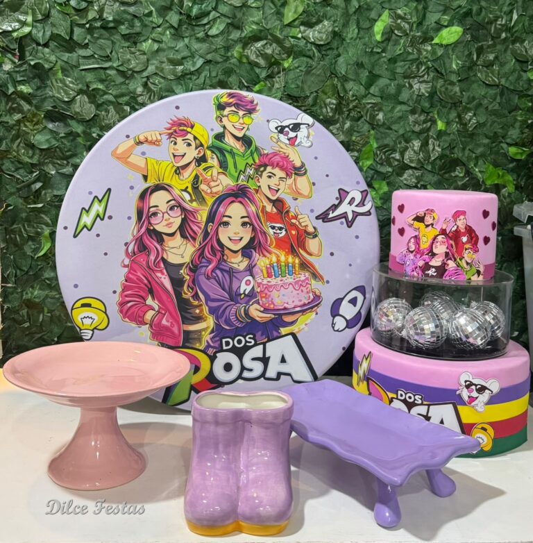 Leia mais sobre o artigo Mini Kit Painel Redondo 50 cm / Kit Escola Álbum I Menina